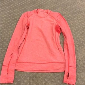 Pink lululemon long sleeve top